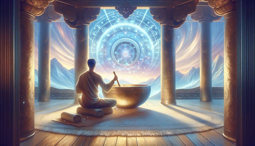 Utilisation du bol tibétain pour la purification sonore et vibratoire