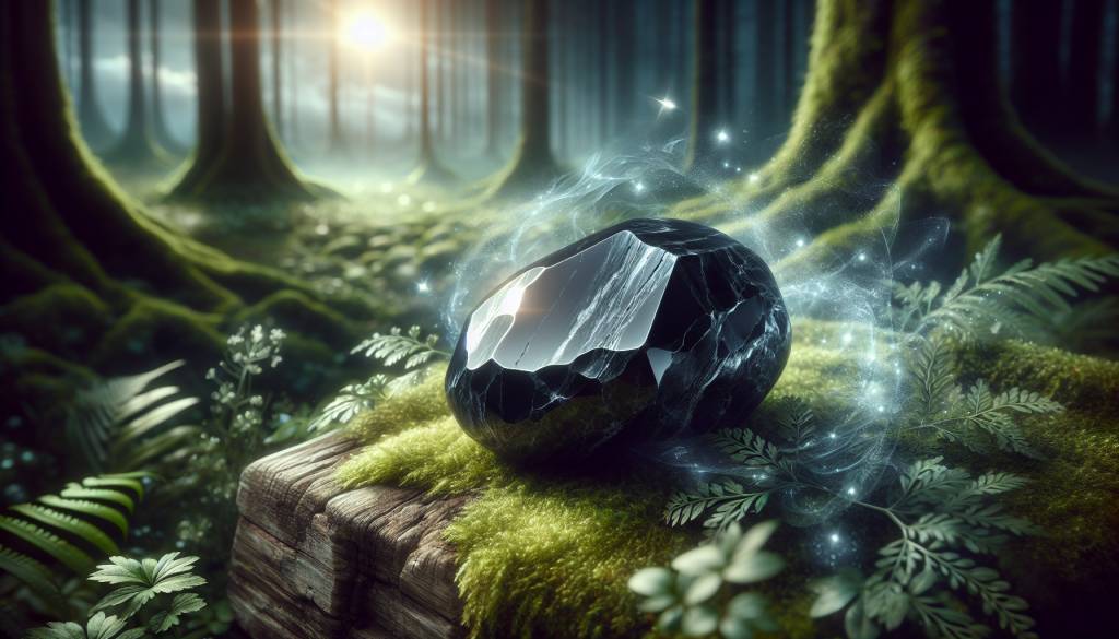 Obsidienne Noire purification: un bouclier psychique à nettoyer