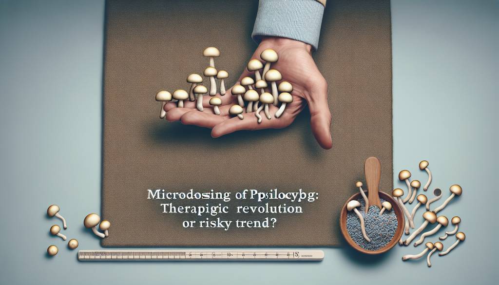 Microdosing de Psilocybine: Révolution thérapeutique ou tendance risquée?