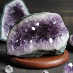 Les bienfaits de l'améthyste en lithothérapie : protection spirituelle et équilibre émotionnel