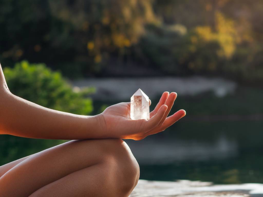 "Le pouvoir des cristaux en méditation : renforcer sa connexion spirituelle"