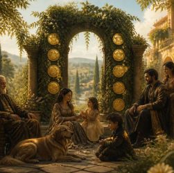 10 de pentacles : signification, amour et interprétation en tarot divinatoire